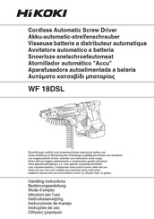 HIKOKI WF 18DSL Instrucciones De Manejo