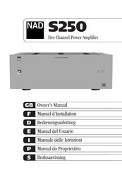 NAD S250 Manual Del Usuario