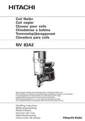 Hitachi Koki NV 83A2 Instrucciones De Manejo