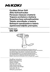 HIKOKI DS 7DF Instrucciones De Manejo