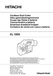 Hitachi Koki CL 10D2 Instrucciones De Manejo