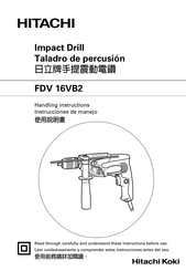 Hitachi FDV 16VB2 Instrucciones De Manejo