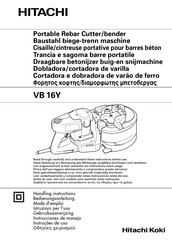 Hitachi VB 16Y Instrucciones De Manejo