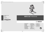 Bosch GCD 12 JL Professional Manual Original