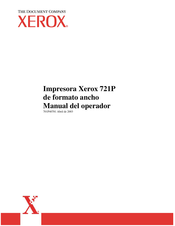 Xerox 721P Manual Del Operador