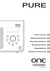 PURE ONE classic II Serie Manual De Instrucciones