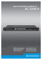 Sennheiser AC 3200-II Instrucciones De Uso