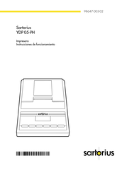 Sartorius YDP 05-PH Instrucciones De Funcionamiento