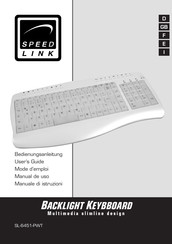 Speedlink SL-6451-PWT Manual De Uso