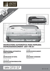 UNITED OFFICE UAV 190 A1 Instrucciones De Uso