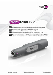 Relyon plasma piezo brush PZ2 Manual De Instrucciones