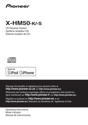 Pioneer X-HM50-k Manual De Instrucciones