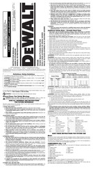 DeWalt DW328 Manual De Instrucciones