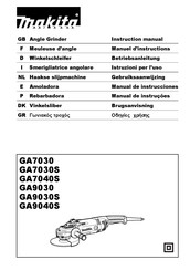 Makita GA9030 Manual De Instrucciones