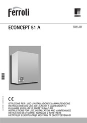 Ferroli ECONCEPT 51 A Instrucciones De Uso