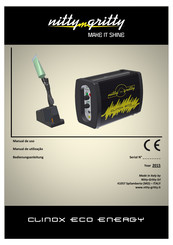 Nitty-Gritty CLINOX ECO ENERGY Manual De Uso