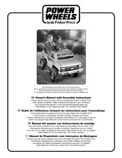 Fisher-Price Power Wheels 74310 Manual Del Usuario