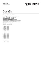 Duravit Durafix Instrucciones De Montaje