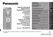 Panasonic RR-QR270 Instrucciones De Funcionamiento