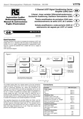 RS 646-583 Manual De Instrucciones