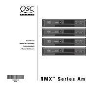 QSC Audio RMX 2450 Manual Del Usuario