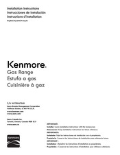 Sears Kenmore W10884766B Instrucciones De Instalación