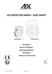 afx light PROPAR6-WH Manual De Instrucciones