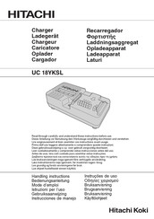 Hitachi UC 18YKSL Instrucciones De Manejo