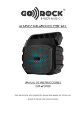 Thulos Go-Rock GR-WSK60 Manual De Instrucciones