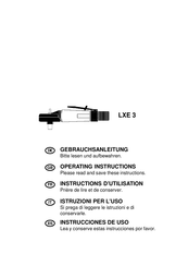 SUHNER LXE 3 DH Instrucciones De Uso