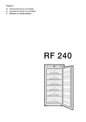 Gaggenau RF 240 Instrucciones De Uso Y De Montaje