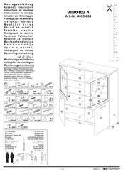 FMD Furniture VIBORG 4 4003-004 Instrucciones De Montaje