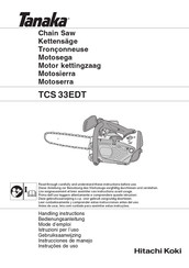 Hitachi Koki Tanaka TCS 33EDT Instrucciones De Manejo