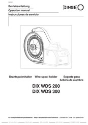 DINSE DIX WDS 200 Instrucciones De Servicio