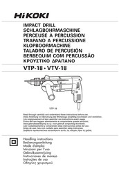 HIKOKI VTV-18 Instrucciones De Manejo