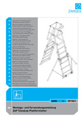 zarges 41327 Instrucciones De Montaje Y De Uso