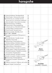 Hansgrohe PuraVida 15446000 Instrucciones De Montaje