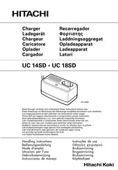 Hitachi Koki UC 14SD Instrucciones De Manejo