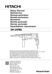 Hitachi Koki DH 24PB2 Instrucciones De Manejo