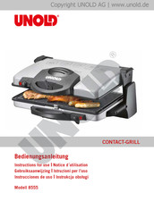 Unold 8555 Instrucciones De Uso