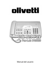 Olivetti Fax-Lab 310 Manual Del Usuario