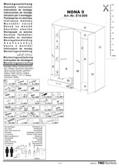 FMD Furniture 814-009 Instrucciones De Montaje