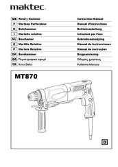 Maktec MT870 Manual De Instrucciones