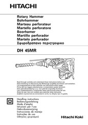 Hitachi DH 45MR Instrucciones De Manejo