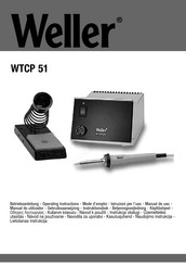 Weller WTCP 51 Manual De Uso