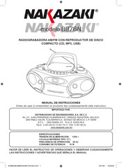 NAKAZAKI 8978N Manual De Instrucciones