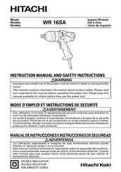 Hitachi Koki WR 16SA Manual De Instrucciones E Instrucciones De Seguridad