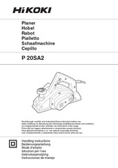 HIKOKI P 20SA2 Instrucciones De Manejo