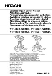 Hitachi Koki WR 14DMR Instrucciones De Manejo