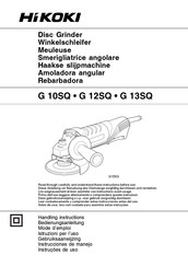 HIKOKI G 10SQ Instrucciones De Manejo